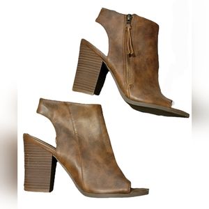 High Heel open toe boot